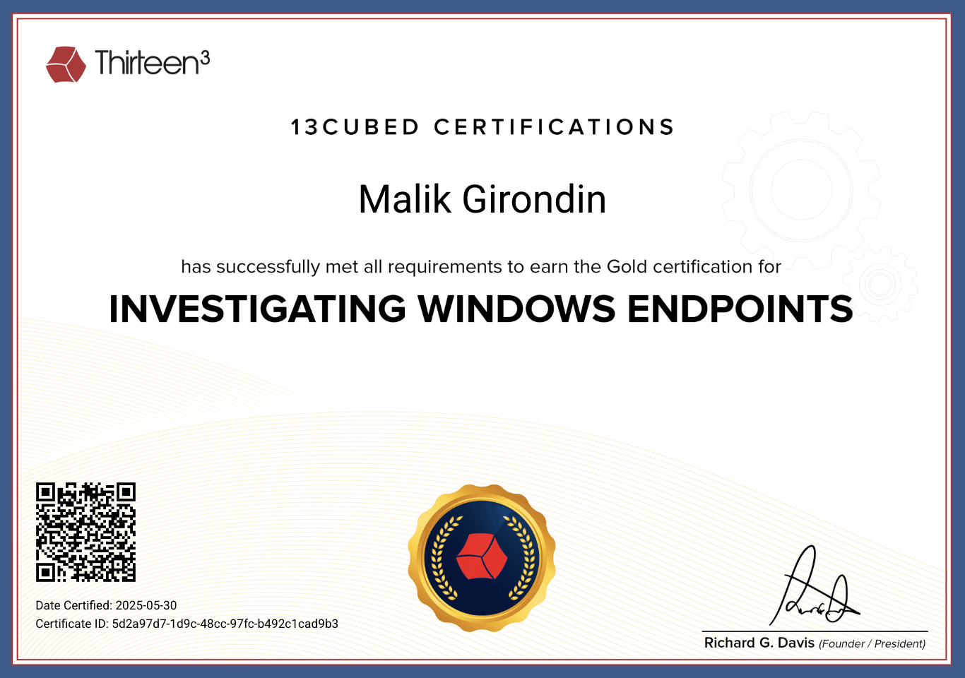 Certification 8